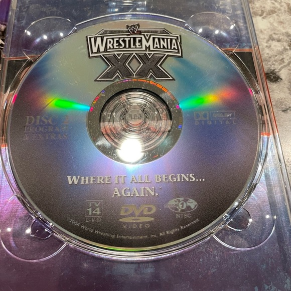 WWE WrestleMania XX DVD 3 disc set - Picture 6 of 8